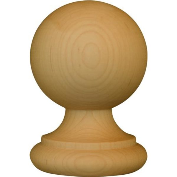 Osborne Wood Products 4 1/2 x 3 x 3 Finial Top in Knotty Pine 3007P